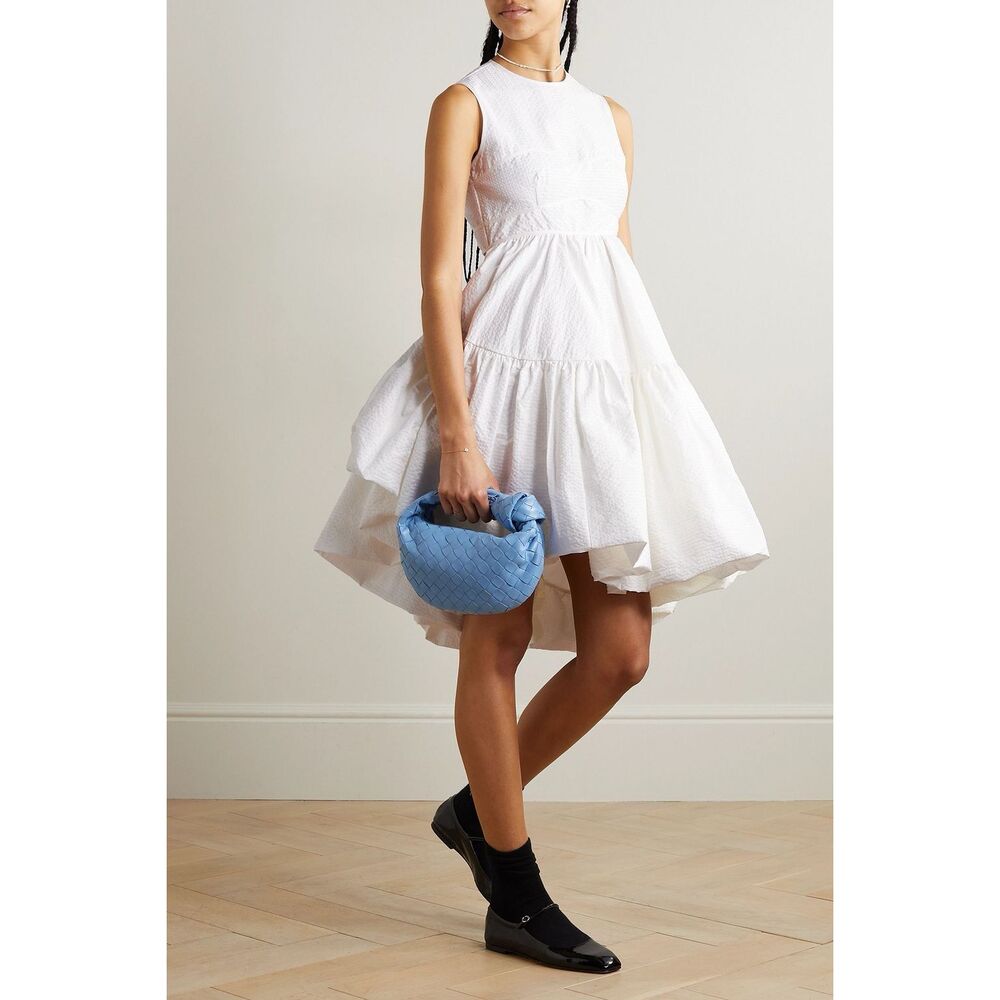 NWT Cecilie Bahnsen Sanne Sun Puffy Mini Dress White Size US 8 $2365